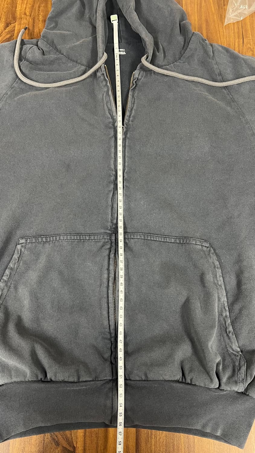 (새상품)이지갭 후드집업 포에틱블랙 XS 상품이미지7