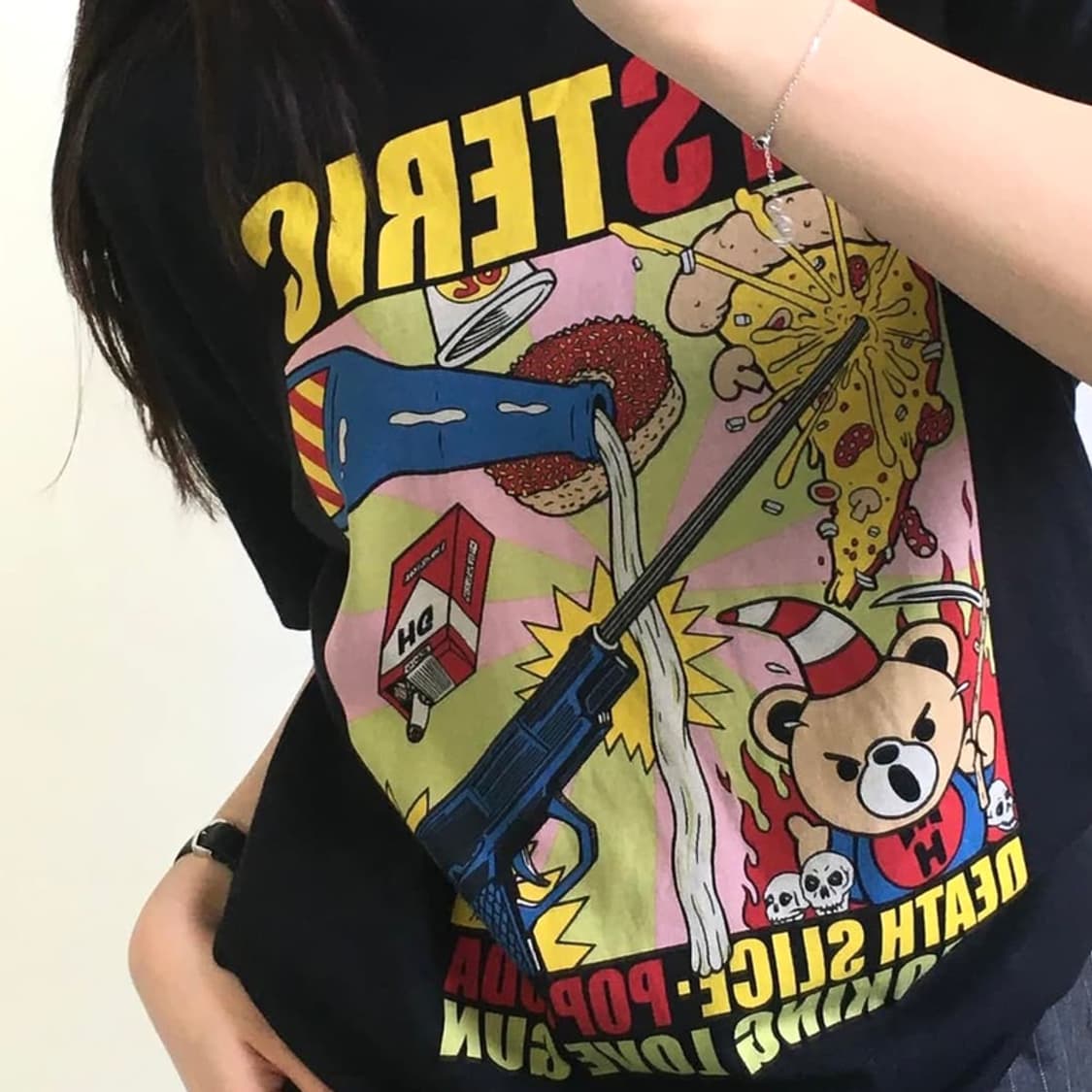히스테릭글래머 퍽베어 그래픽 티셔츠 상품이미지6