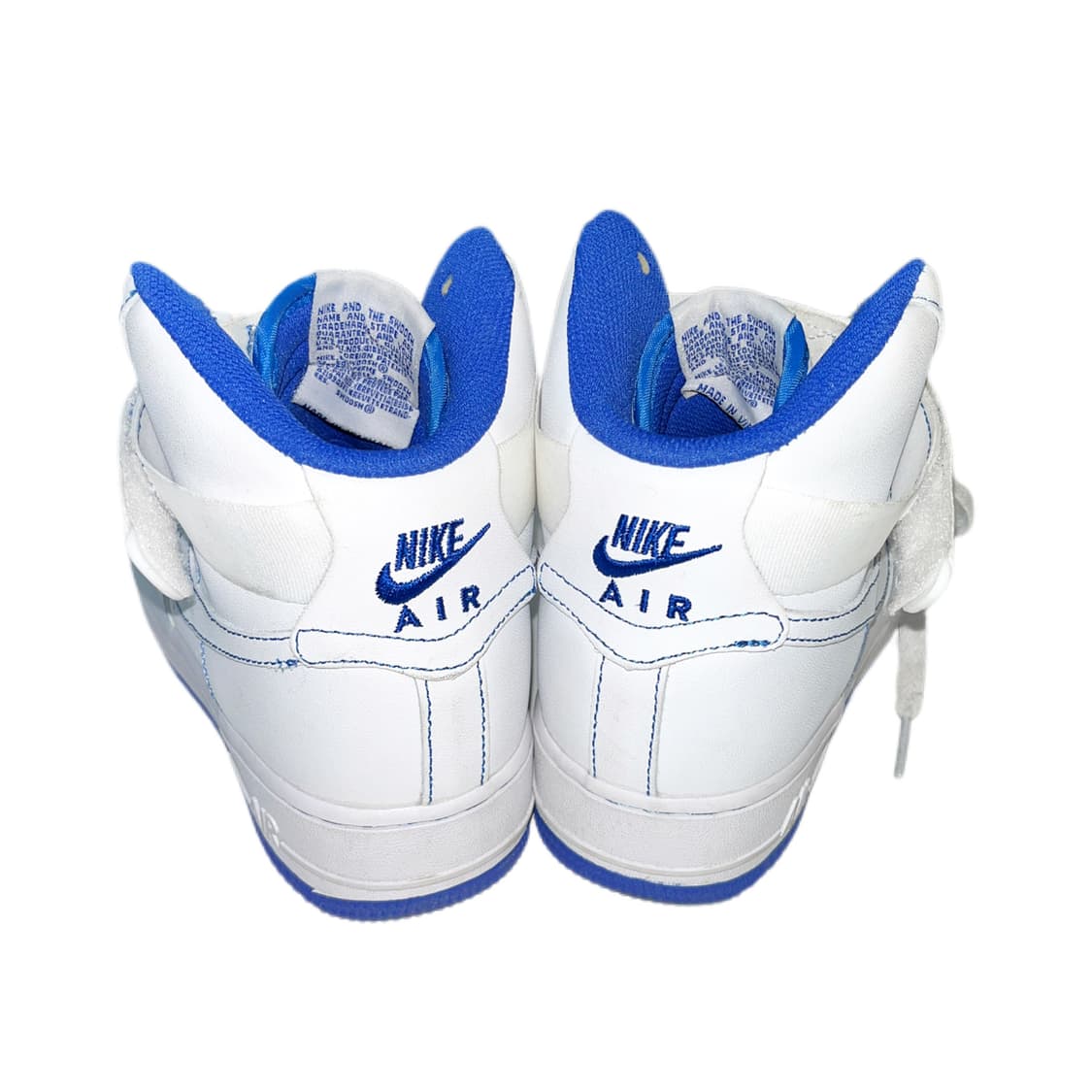 나이키 에어포스 1 하이 07 화이트 로얄블루 240 상품이미지6