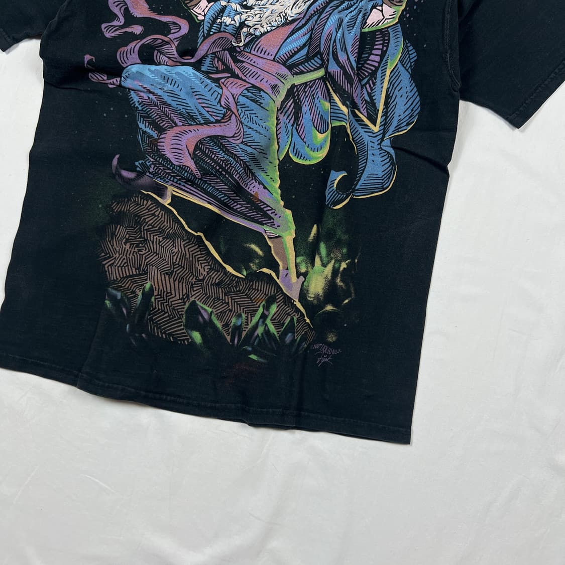 90‘s 97년도 리퀴드블루 다크위자드 반팔티 상품이미지3