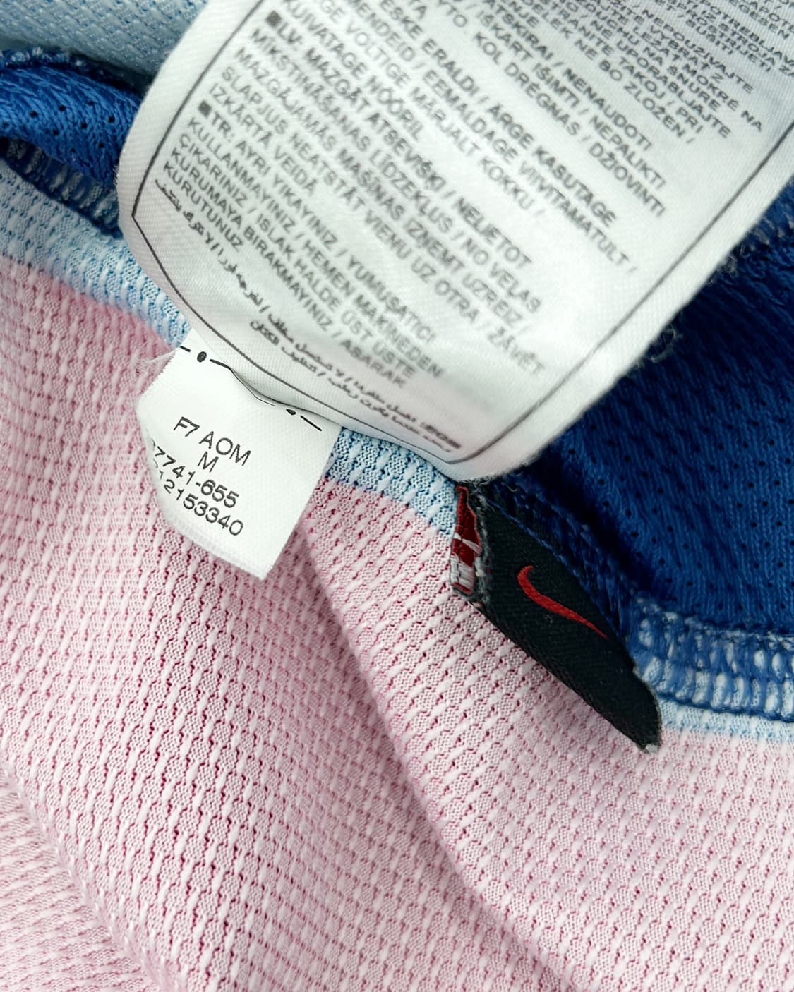 나이키 07-08 바르셀로나 캄노우 50주년 홈 리그킷 메시 상품이미지10