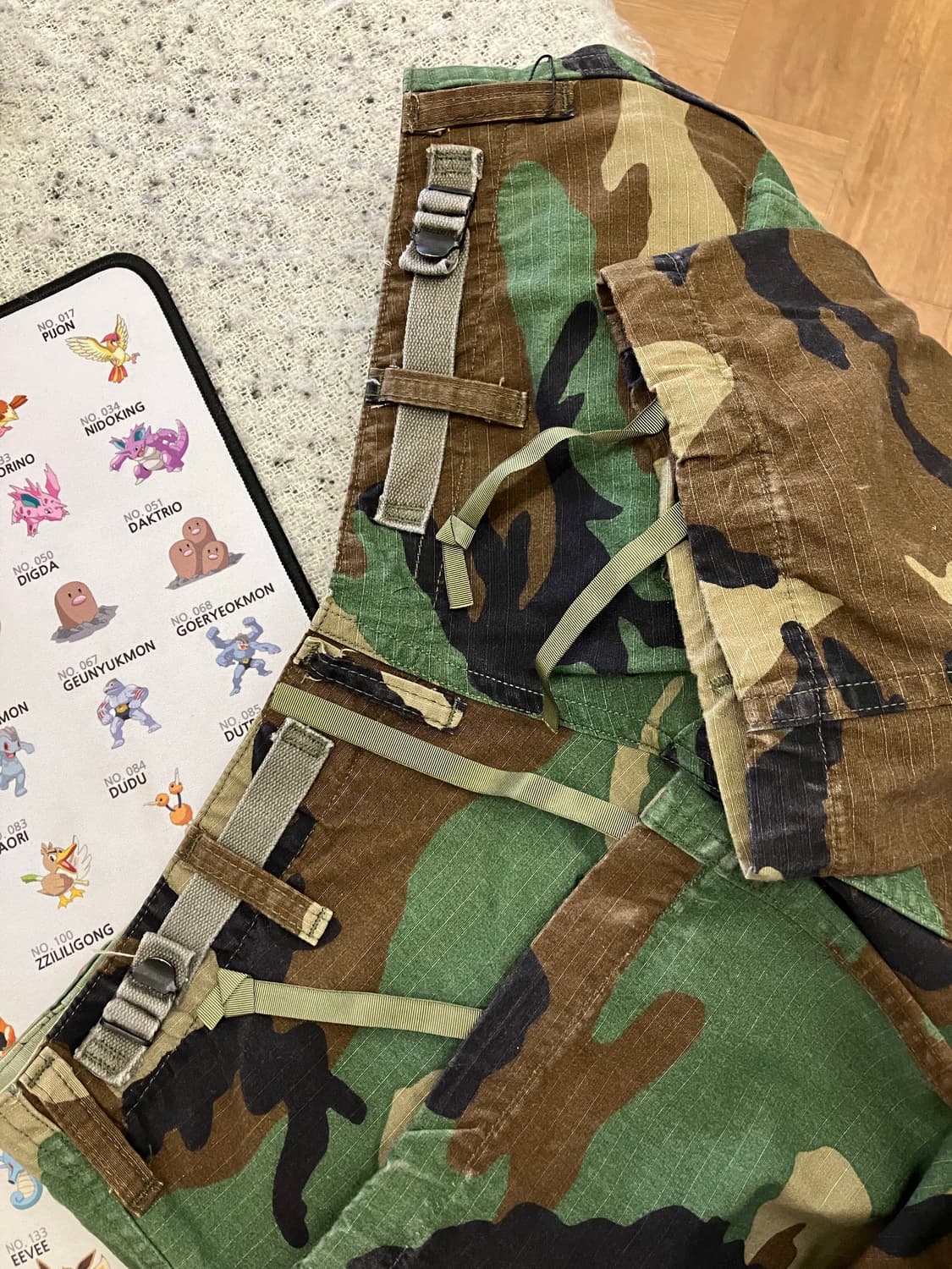 N135 us army 미군 카모 우드랜드 팬츠 상품이미지9