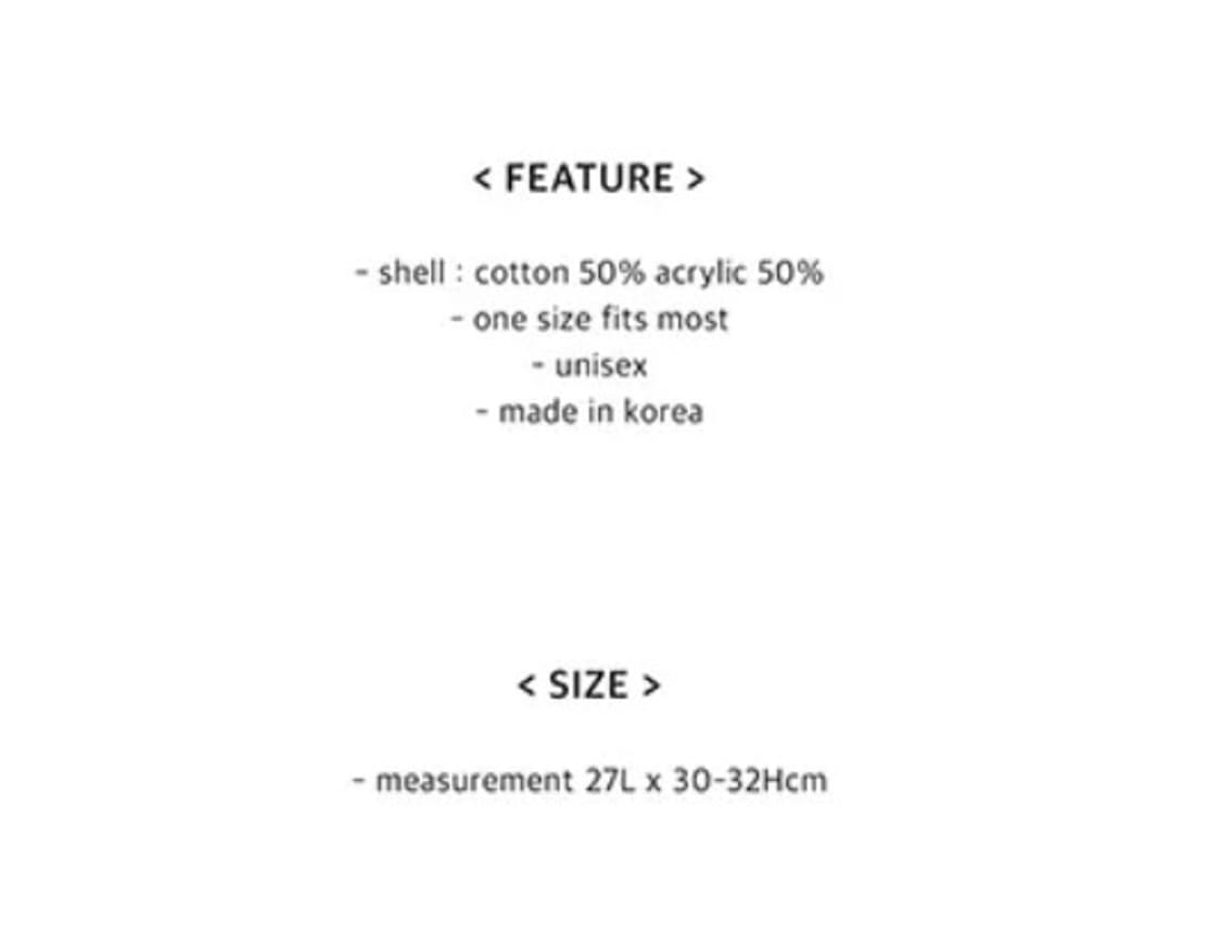 어썸니즈 오버핏 햇(비니) / 닝닝착용 상품이미지3