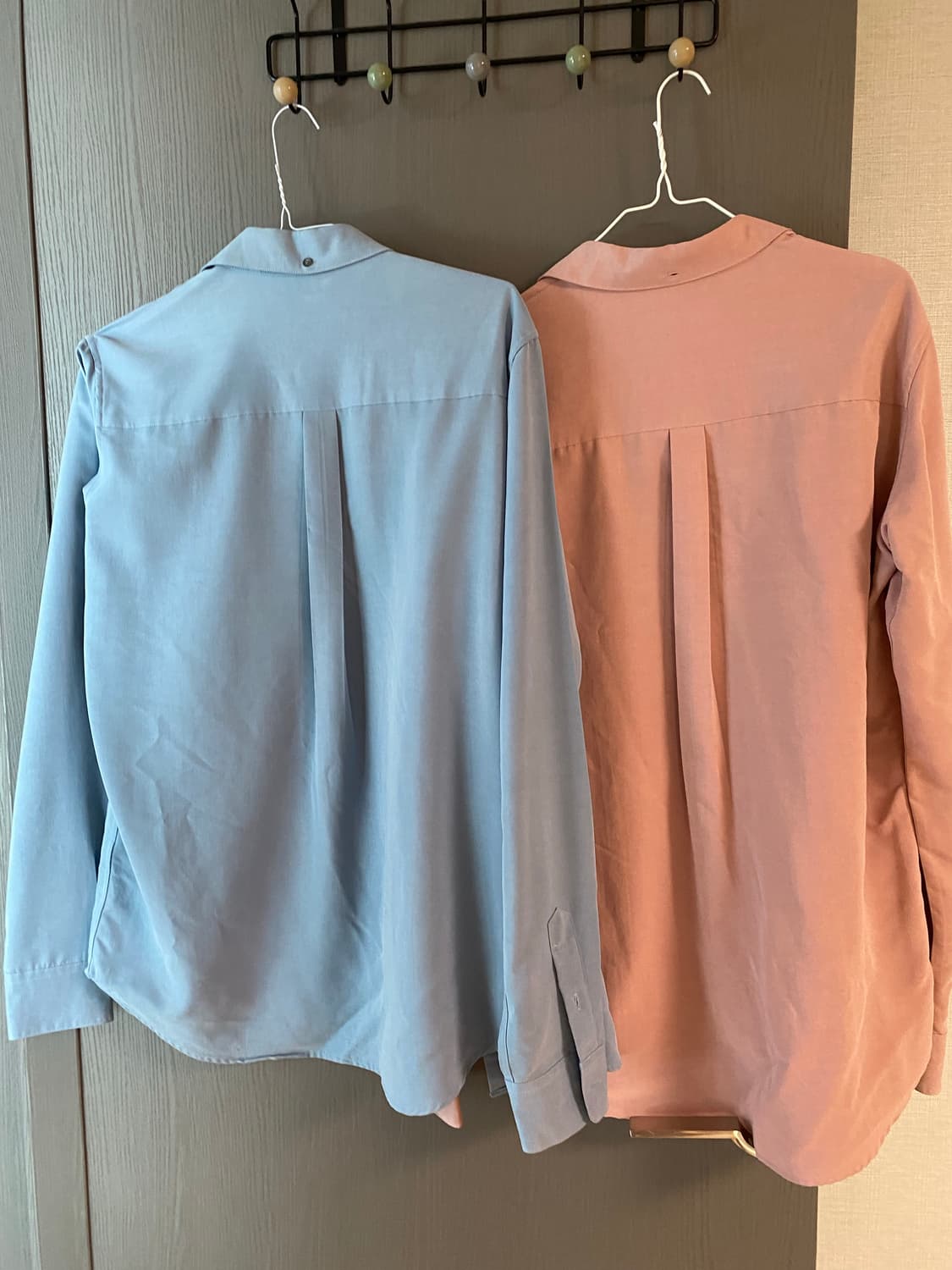 VUIEL 남방 핑크/블루 셔츠 2개 상품이미지7