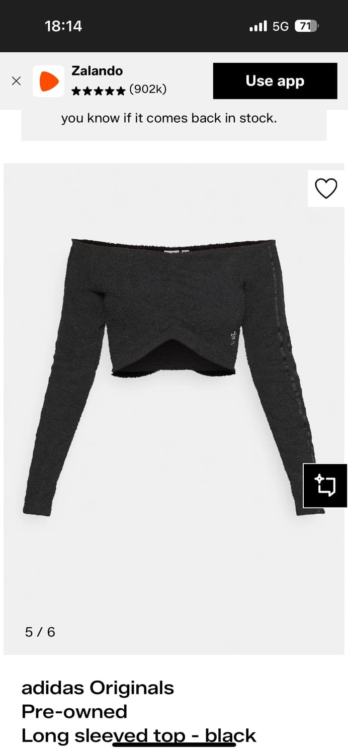 아디다스 오프숄더 탑 상품이미지1