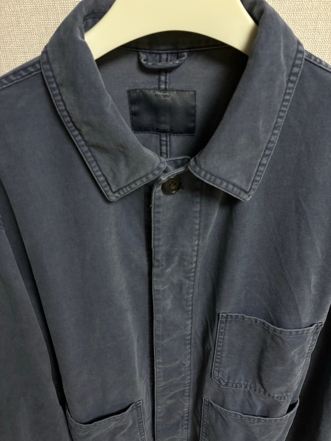 포터리 브러쉬드 코튼 워크 자켓 3사이즈 판매 상품이미지5