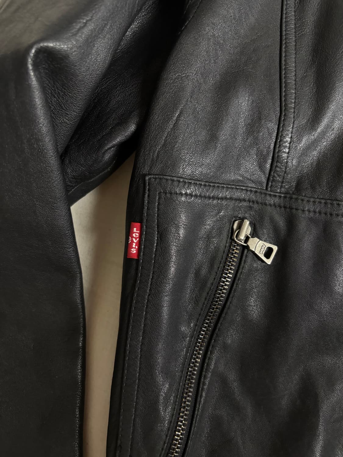 Levis 리바이스 천연가죽 자켓 L 상품이미지5