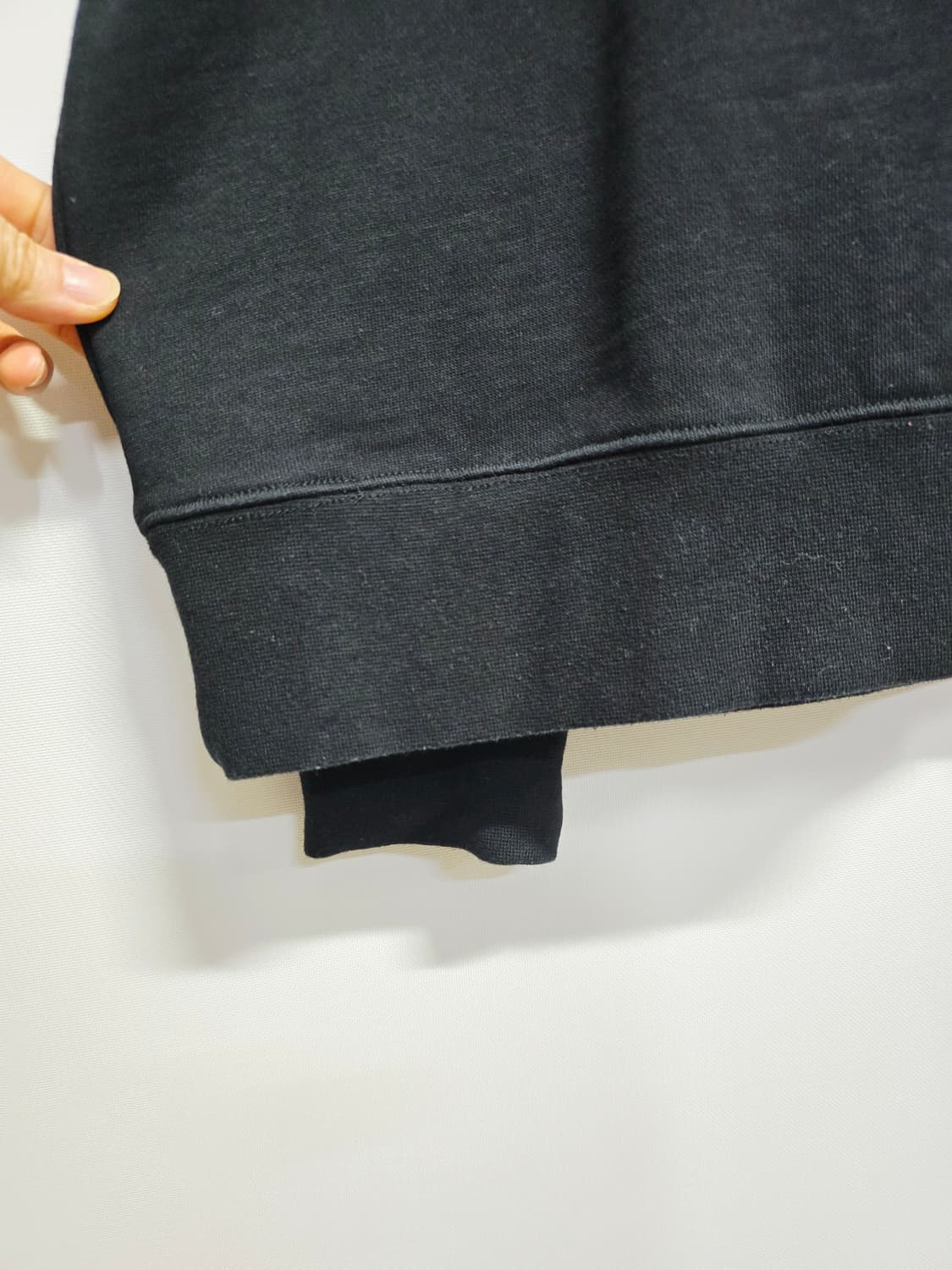 마리떼 프랑소와 저버 기모 맨투맨 블랙 상품이미지5