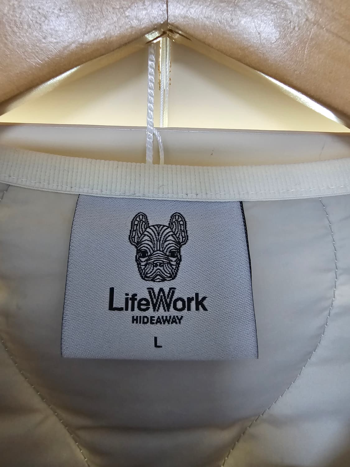 라이프워크 퀼팅 덕다운 경량 패딩 L 상품이미지3