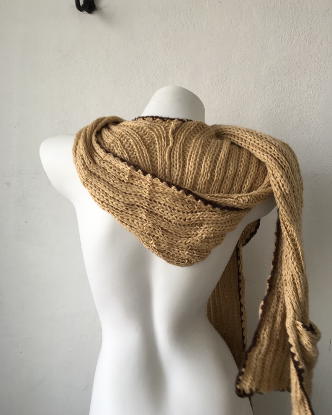  hood layered knit muffler 상품이미지2