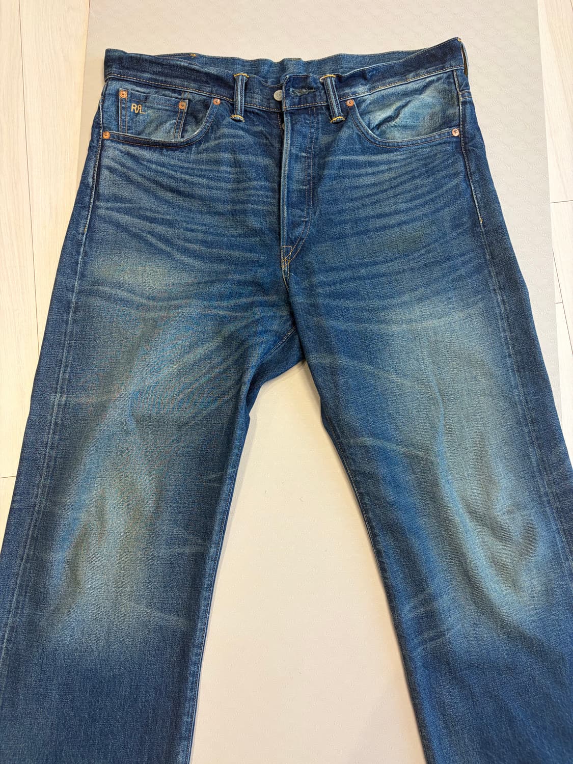 RRL 더블알엘 빈파포 그랜드폴스 데님팬츠 34/32 입니다 상품이미지3