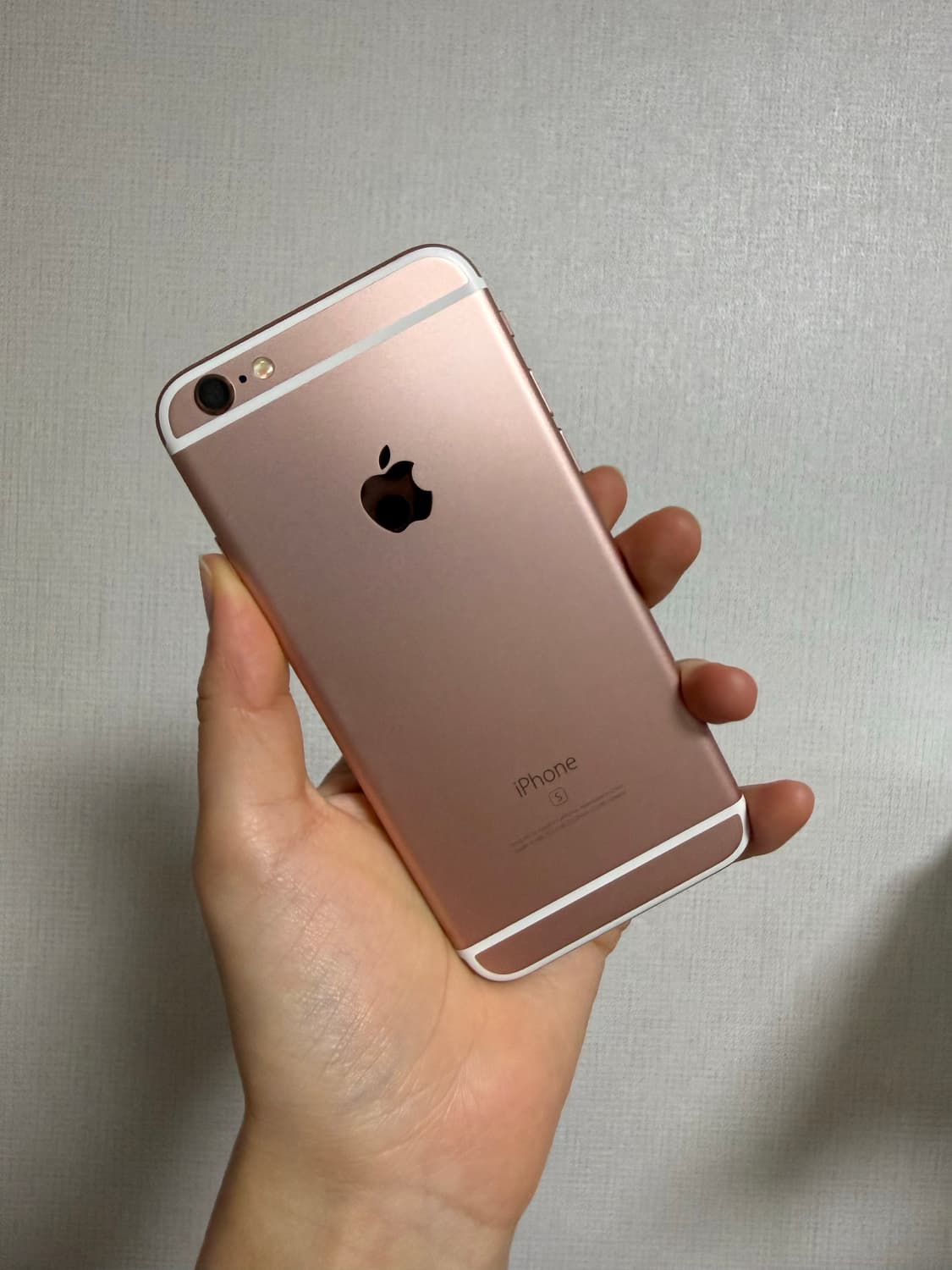 아이폰 6s 로즈골드 공기계 128gb 베터리100 무음 상품이미지1
