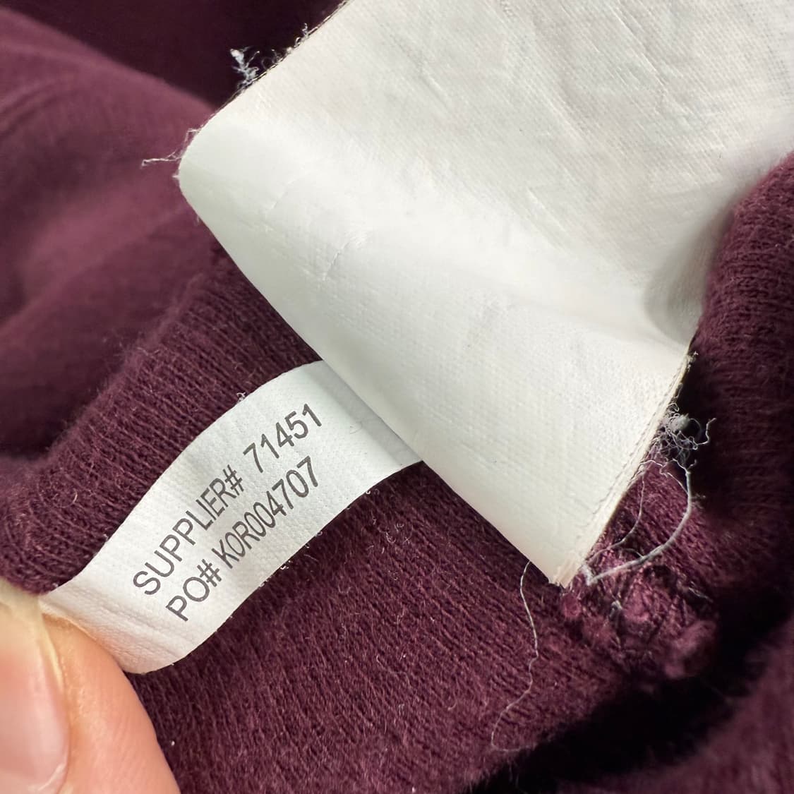 [XL] 폴로 버건디 니트 상품이미지7