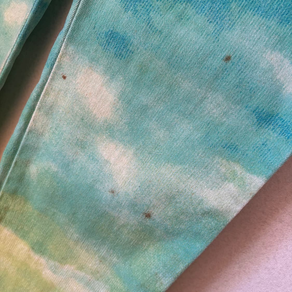 까발리 아트 워싱 데님 청바지 26 아카이브 저스트 오염 하자 상품이미지9