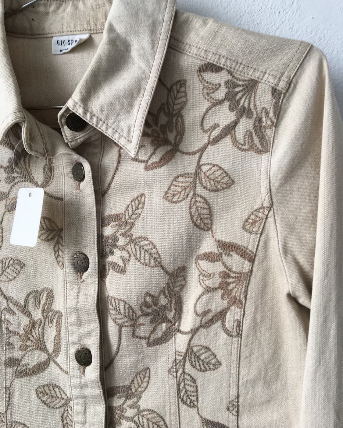 Flower pattern needle work point jacket 상품이미지4