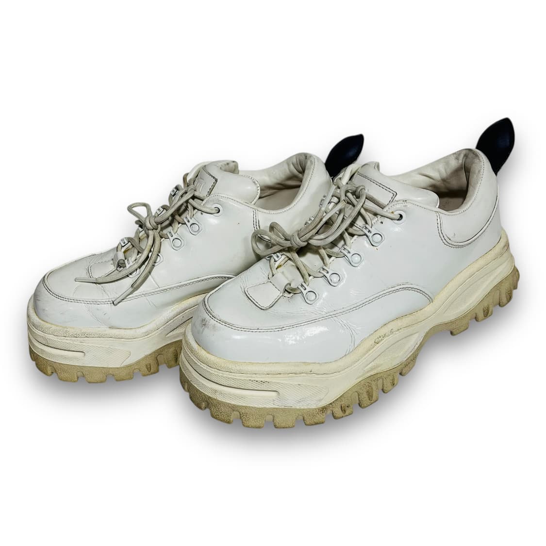 이티스 엔젤 클래식 화이트 애나멜 플랫폼 슈즈 상품이미지2