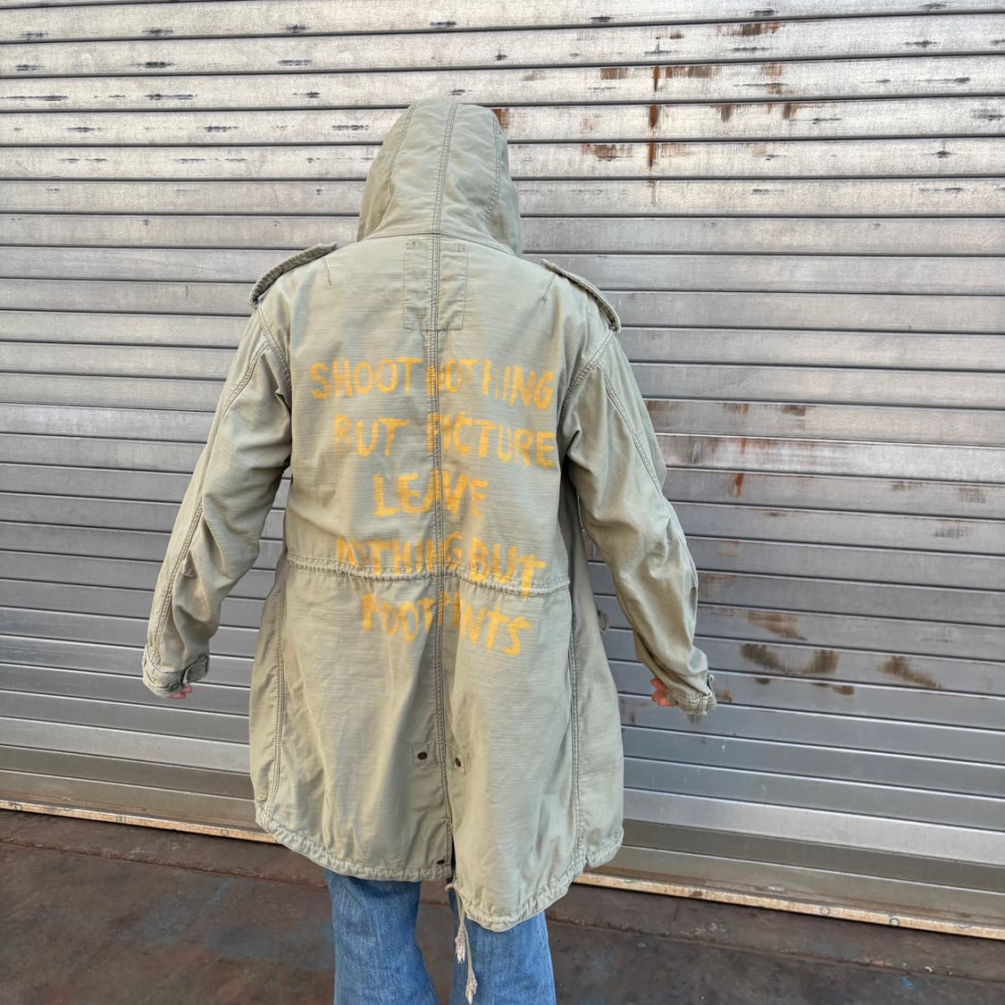 랄프로렌 데님&서플라이 옐로우 레터링 M51 파카 상품이미지1