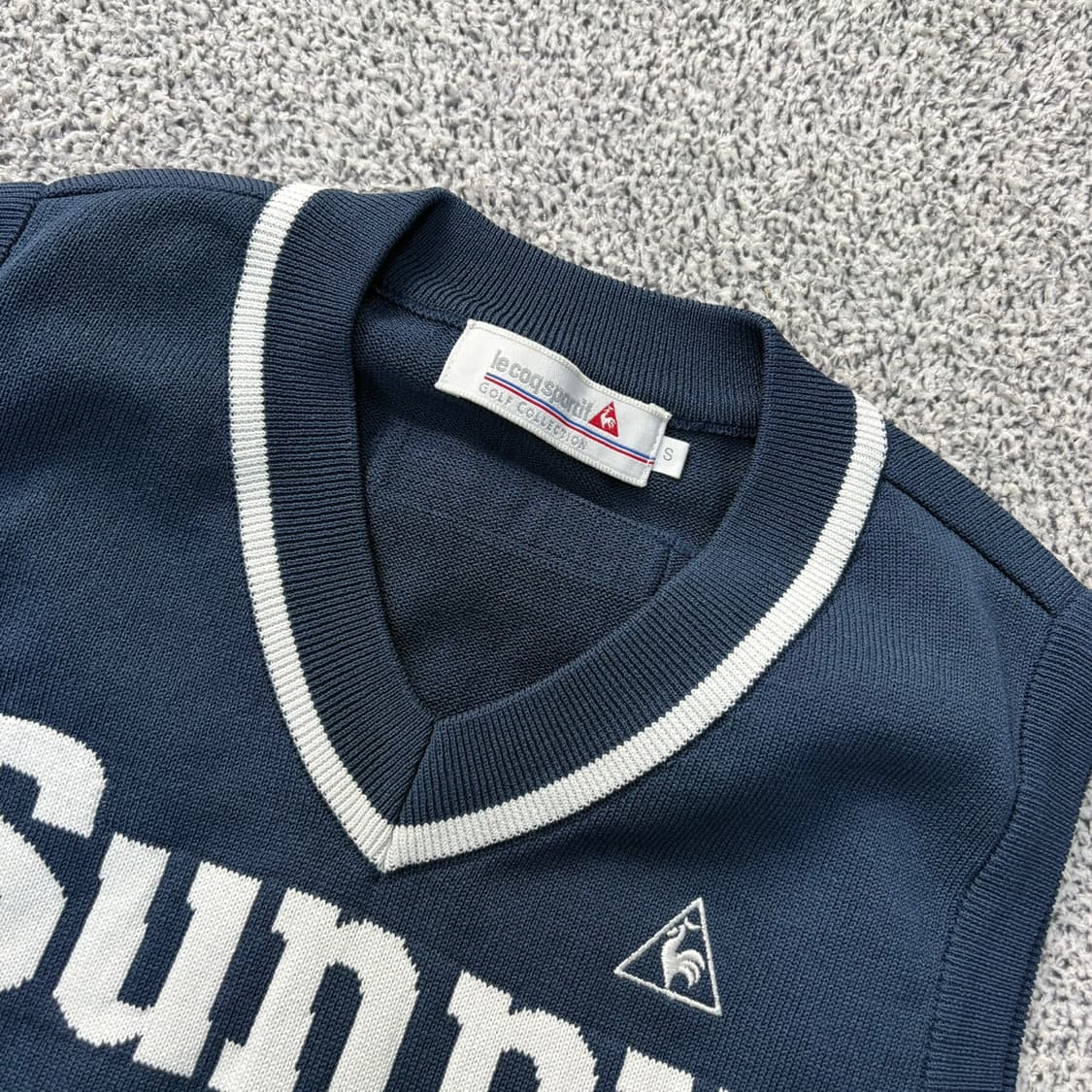 S 르꼬끄 골프 여성 니트 조끼 베스트 0331J 상품이미지2
