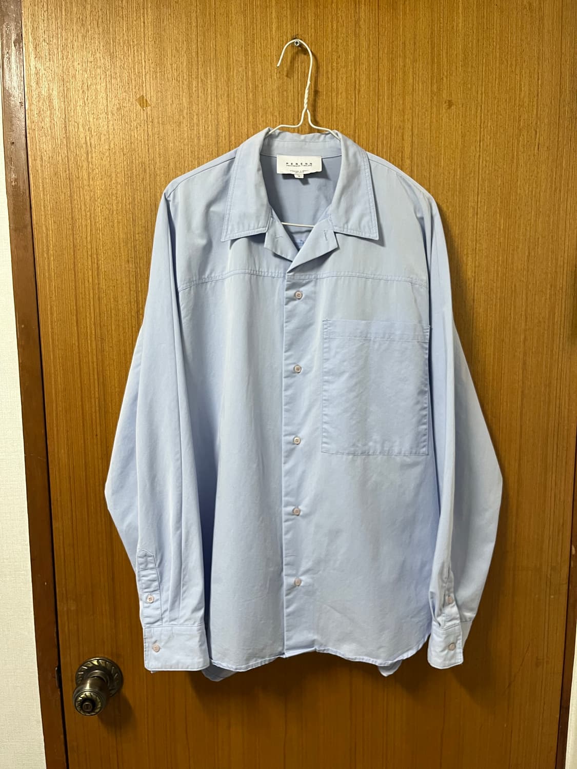 PERENN 스카이블루 셔츠 상품이미지1