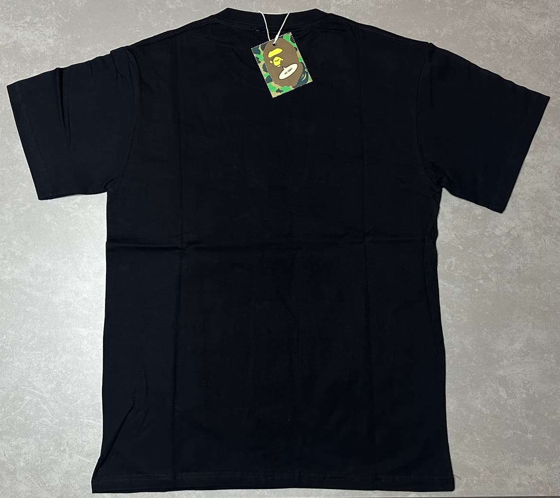 베이프 ABC 카모 빅 에이프 헤드 티셔츠 블랙 상품이미지2