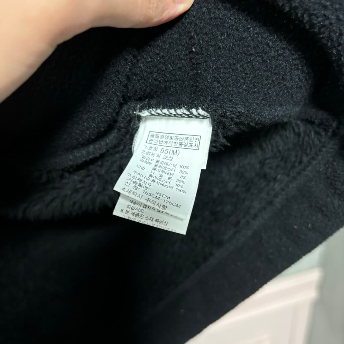 노스페이스 후리스 조끼 검정 상품이미지3