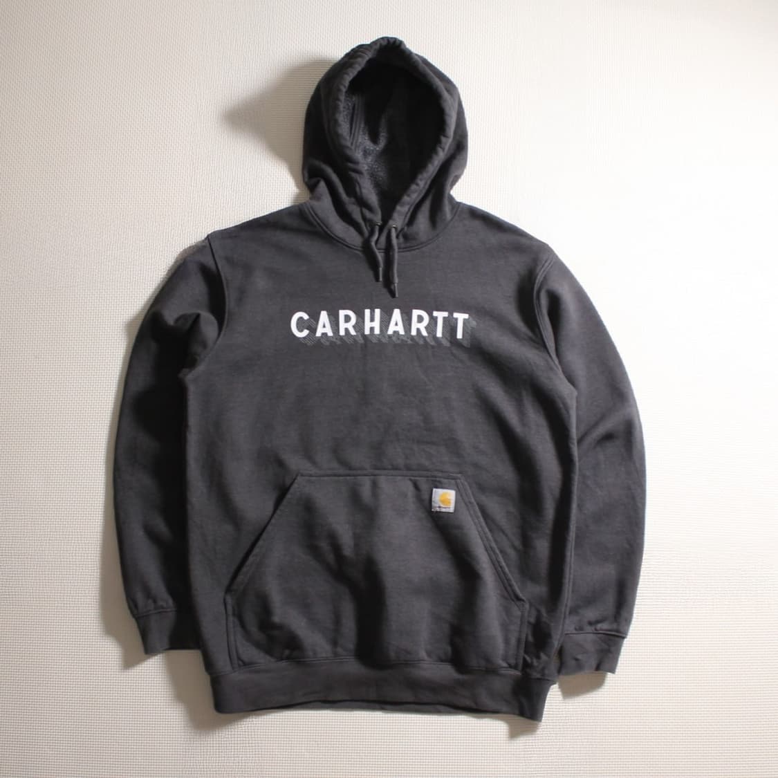 Carhartt 칼하트 레인 디펜더 로고 기모 후드티 상품이미지1