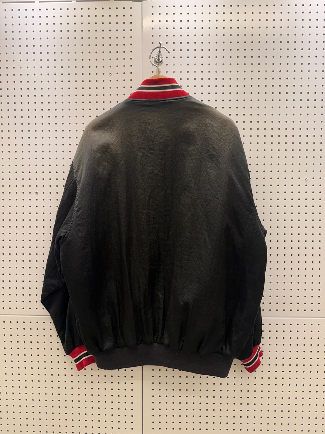 00s 아디다스 올드스쿨 사틴 바시티 자켓 U742 상품이미지3