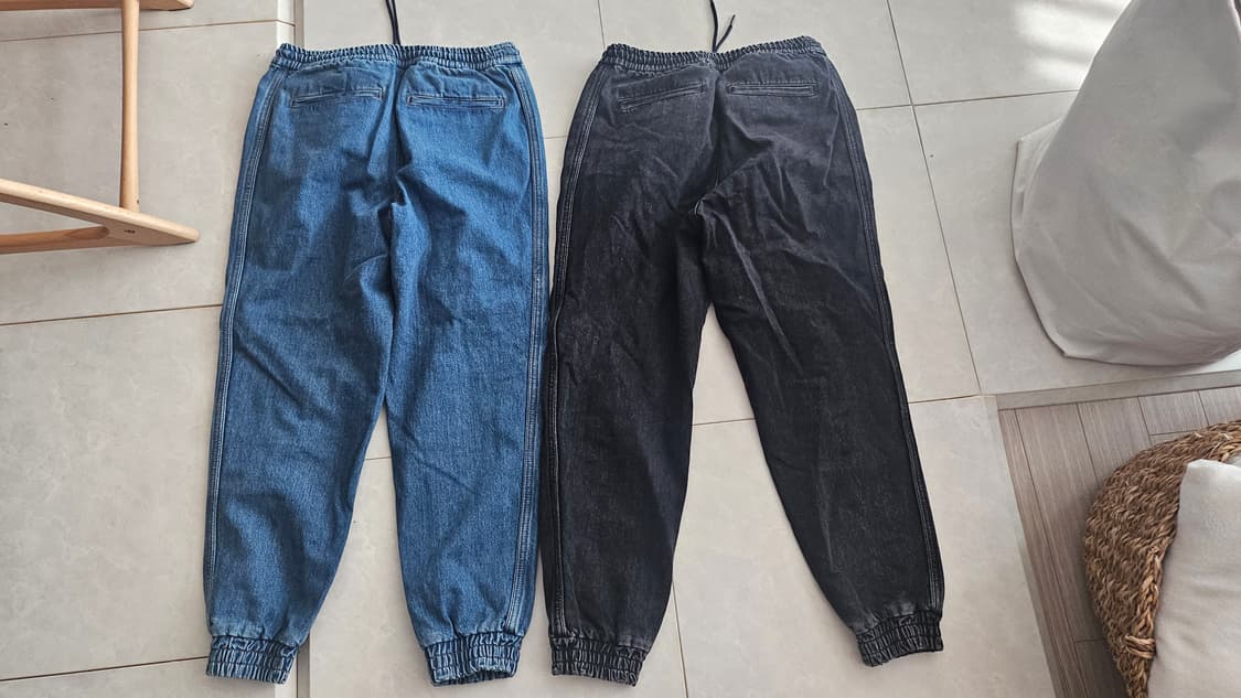 [46(30~32)]준지 데님 트랙 팬츠 유아인 조거 청바지 상품이미지2