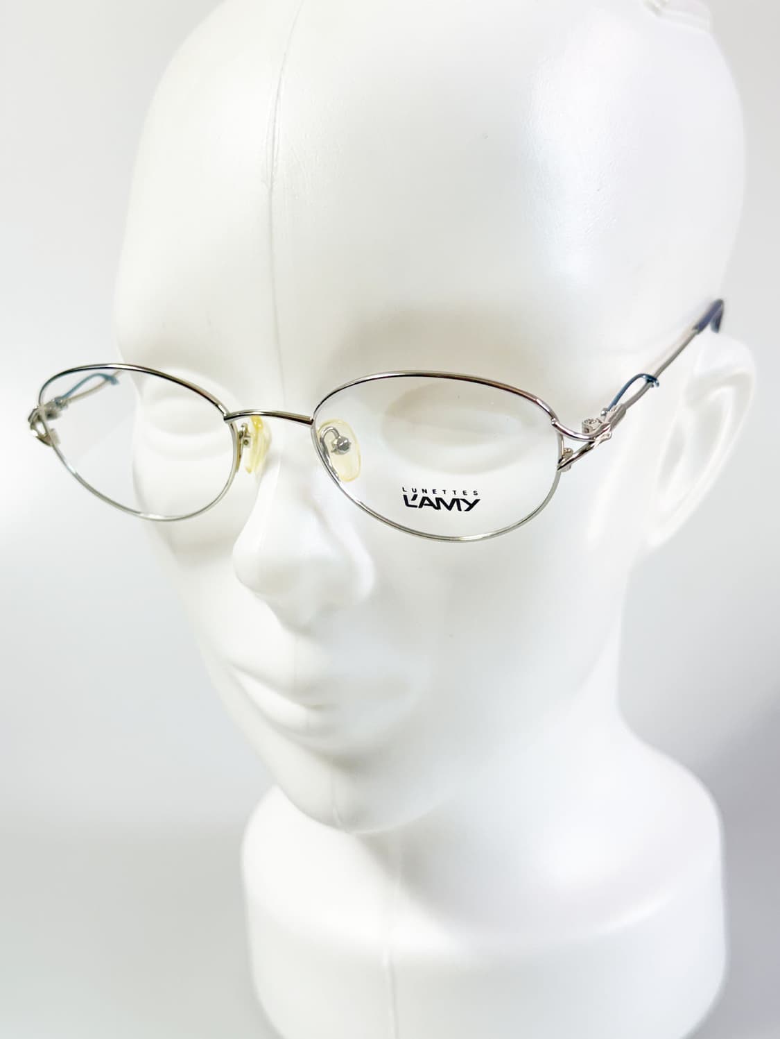 LAMY 실버 티타늄 슬림 오벌 프레임 빈티지 안경 상품이미지8