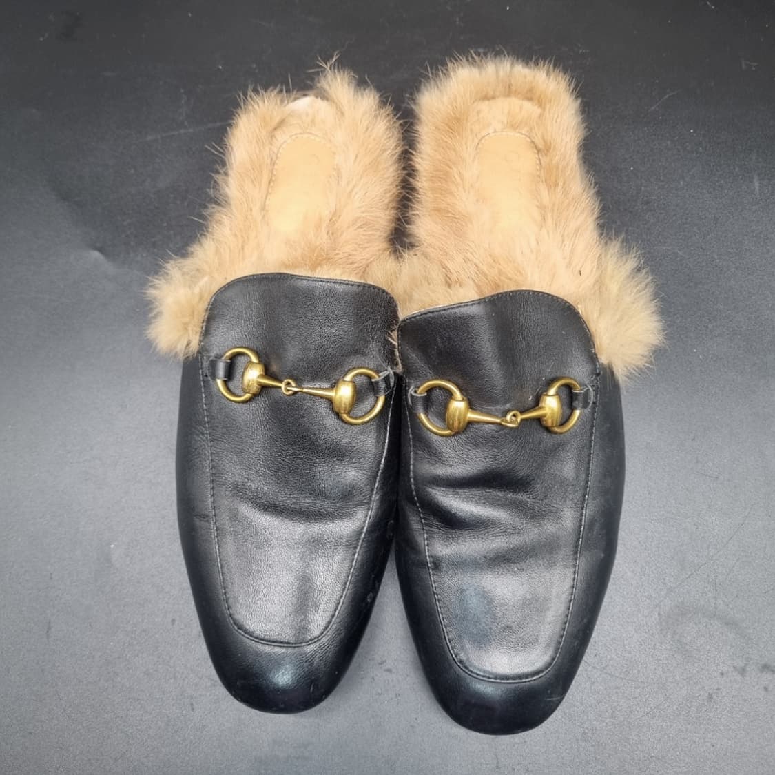 구찌 프린스 타운 레더 남성뮬260 상품이미지2