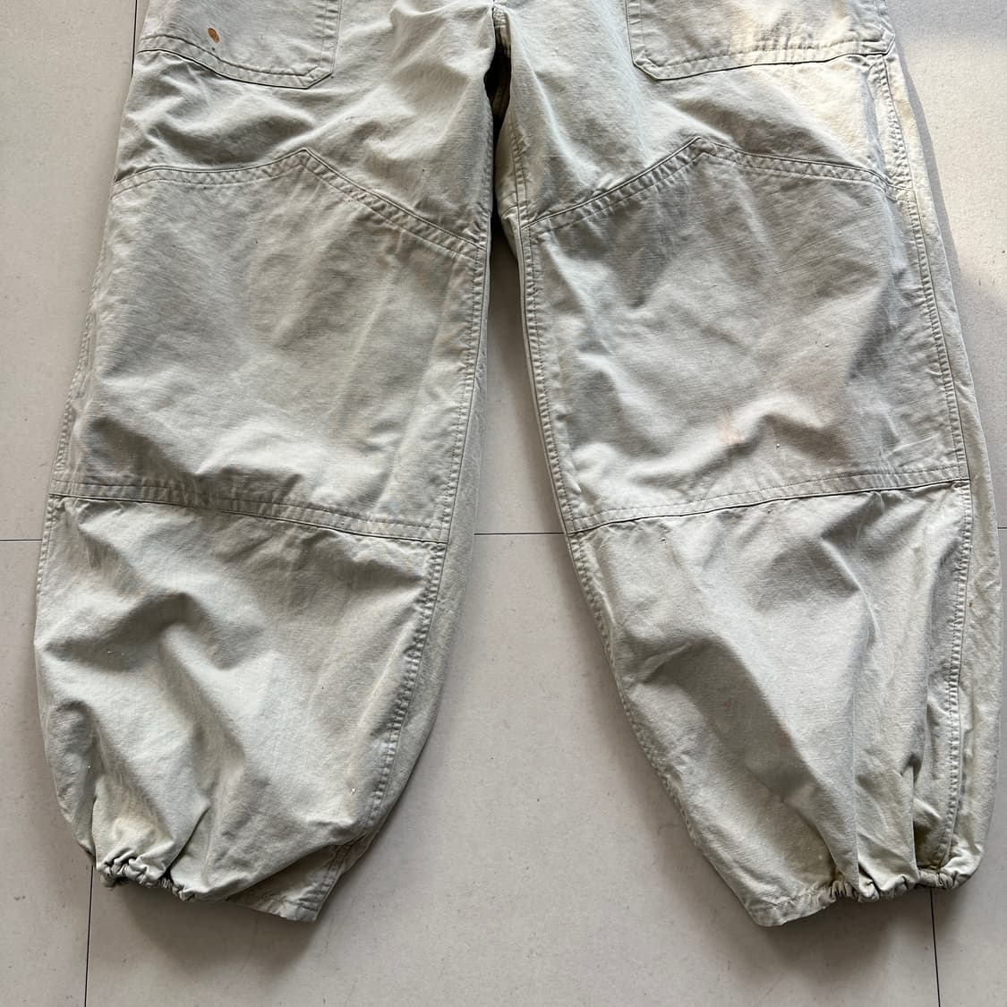 60s 영국 빈티지 하이웨이스트 워크 팬츠 (34) 상품이미지3