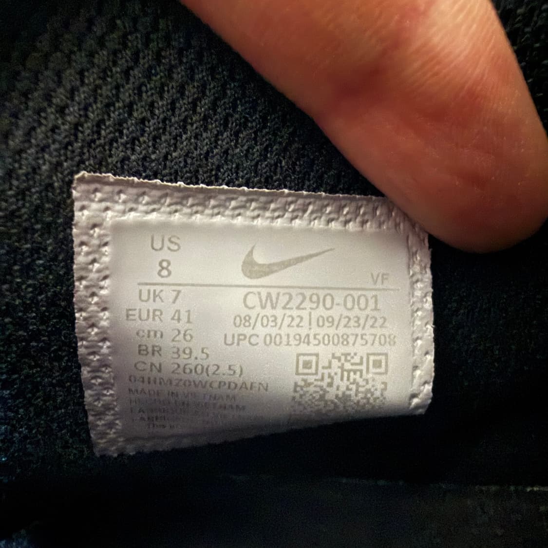 260 나이키 에어포스 블랙 하이탑 0406T 상품이미지5