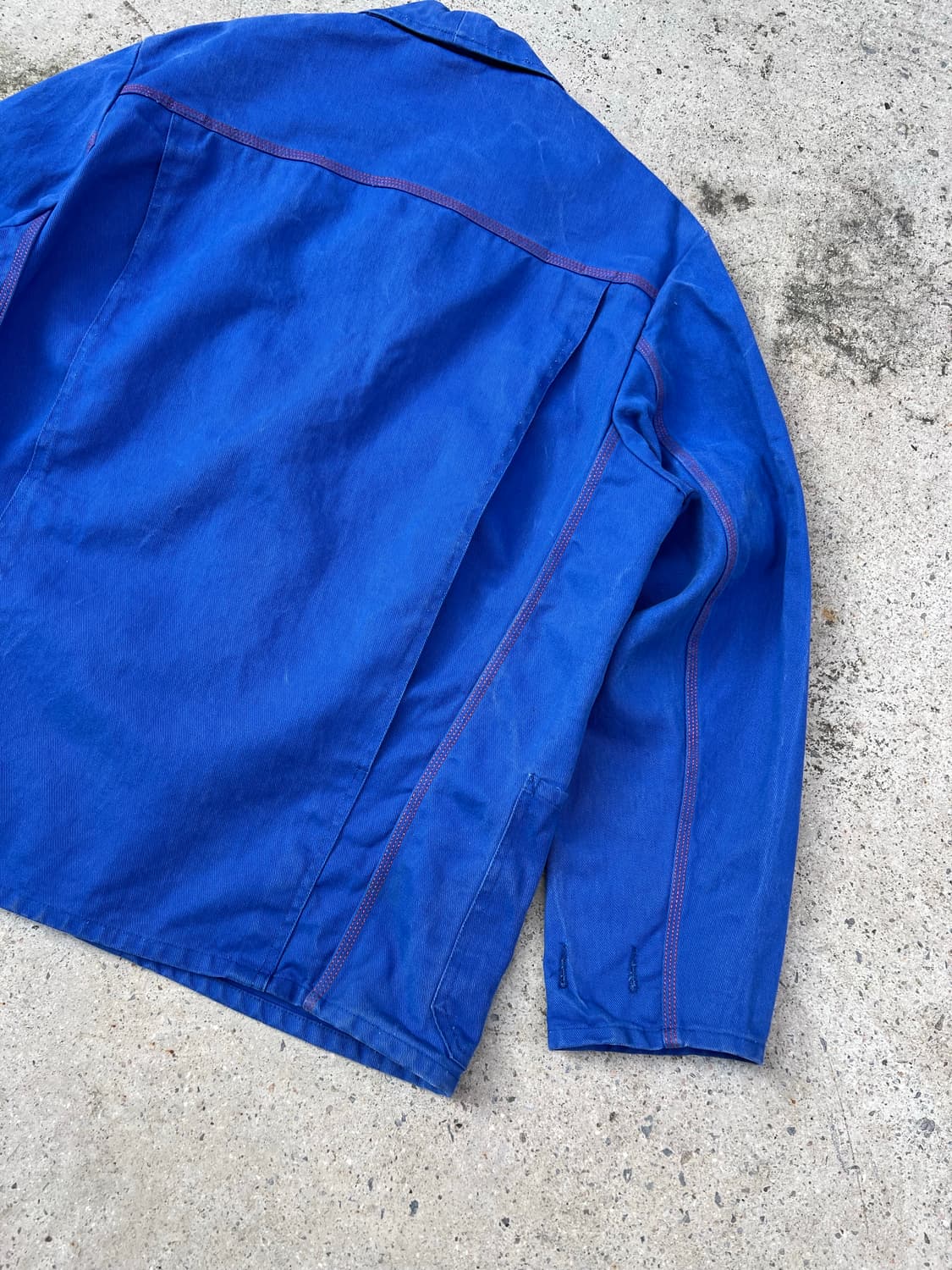 OLD EURO ROFA WASHED BLUE 빈티지프렌치워크자켓 상품이미지10