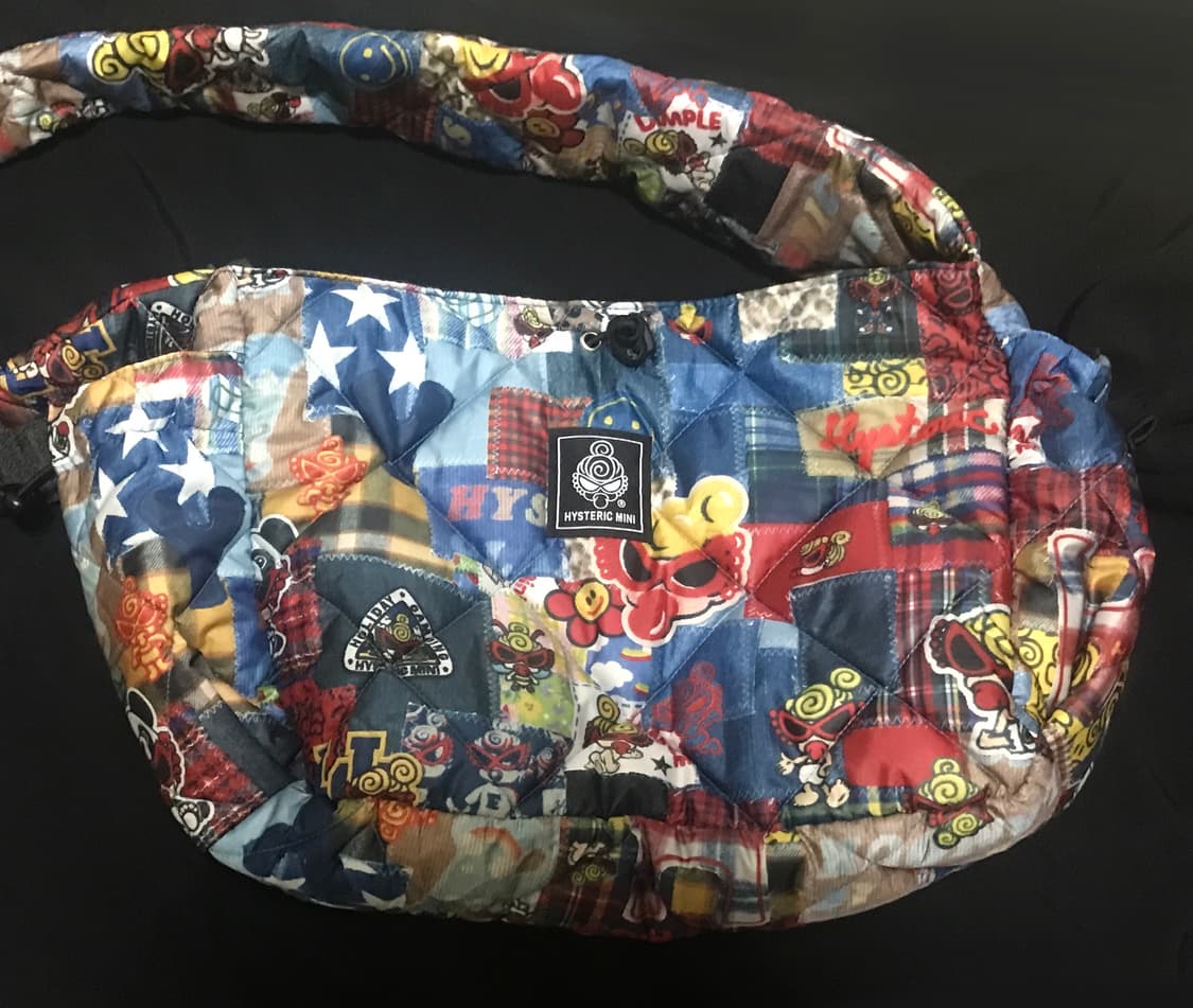 (현물) 히스테릭 글래머 미니 잡지부록 패치워크 숄더백 상품이미지2