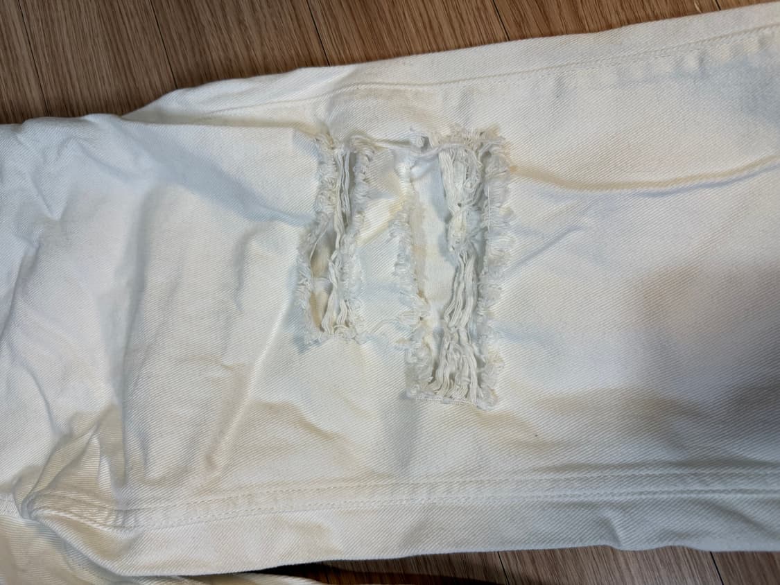 OiOi 화이트 멜빵 상품이미지3