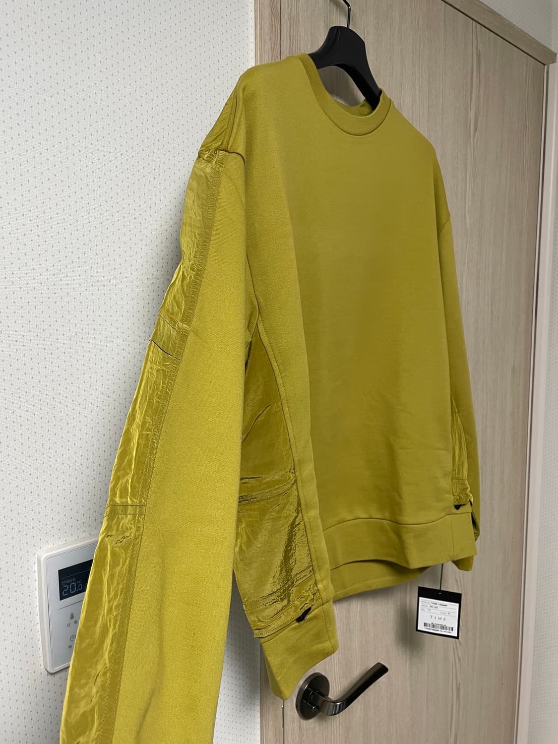 타임옴므 크링클 맨투맨, 110사이즈 택달린 새상품 상품이미지2