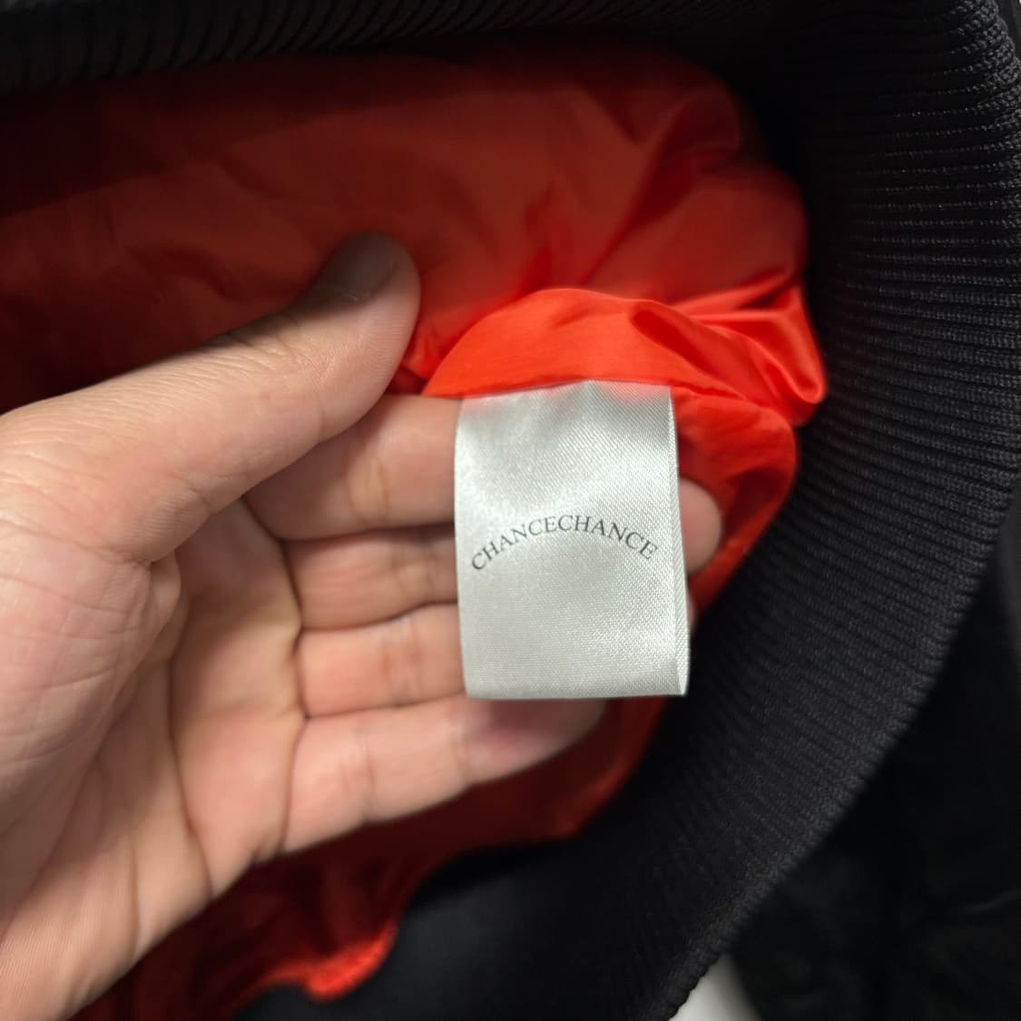 챈스챈스 블랙 프린팅 항공점퍼 상품이미지6