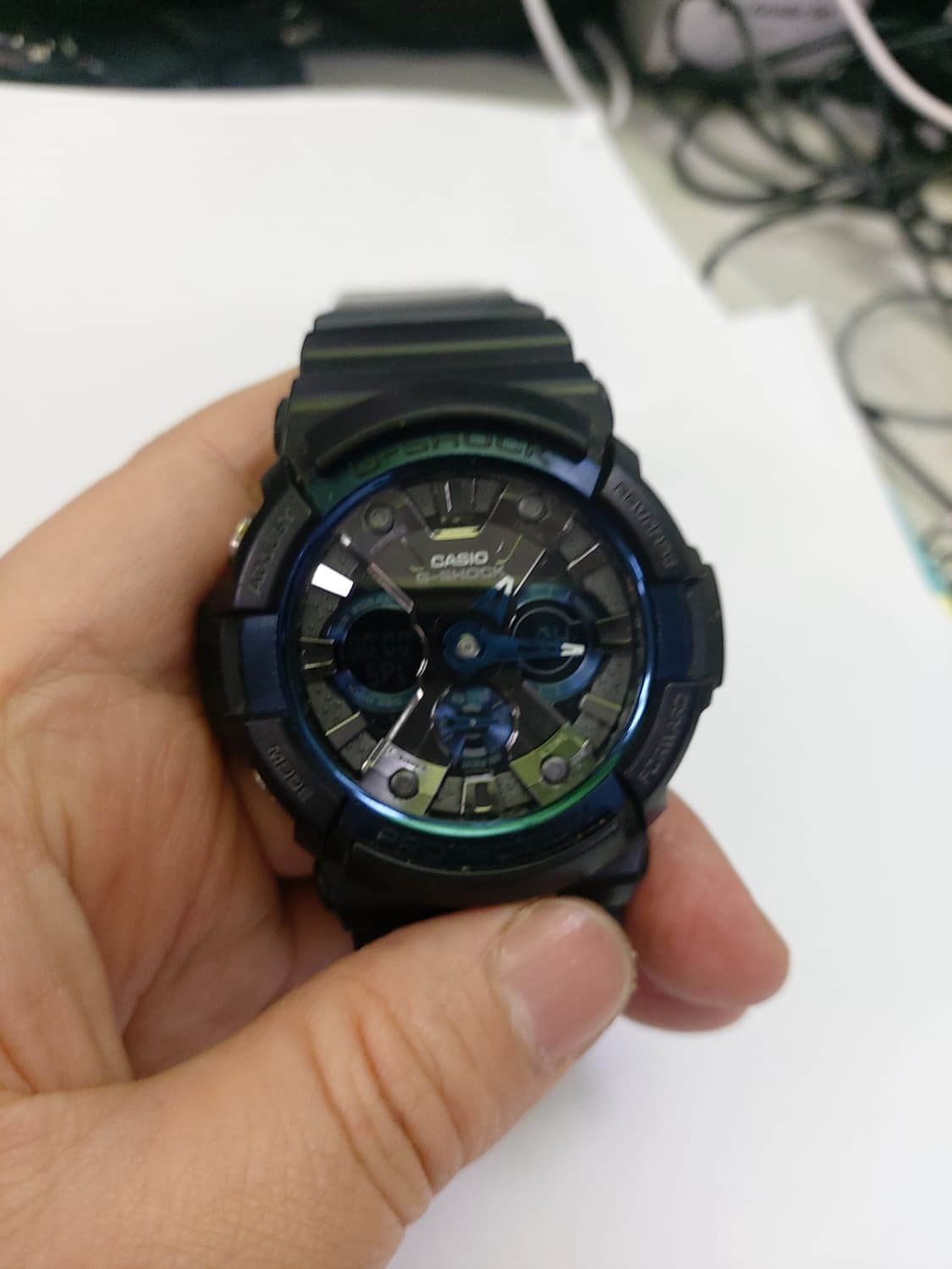 카시오 지샥 블랙 손목시계 상품이미지1