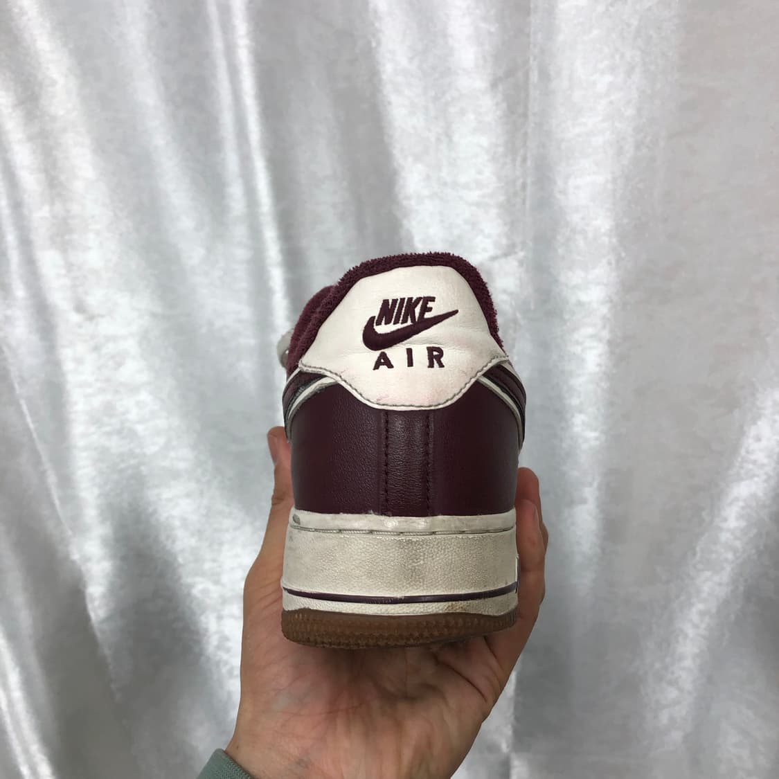 나이키 에어포스 1 07 나이트마룬 스니커즈 사이즈260  상품이미지7