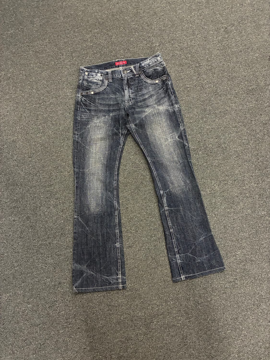 79)anti-Label jean 빈티지 포켓 자수 디테일 부츠컷 데님팬 상품이미지6