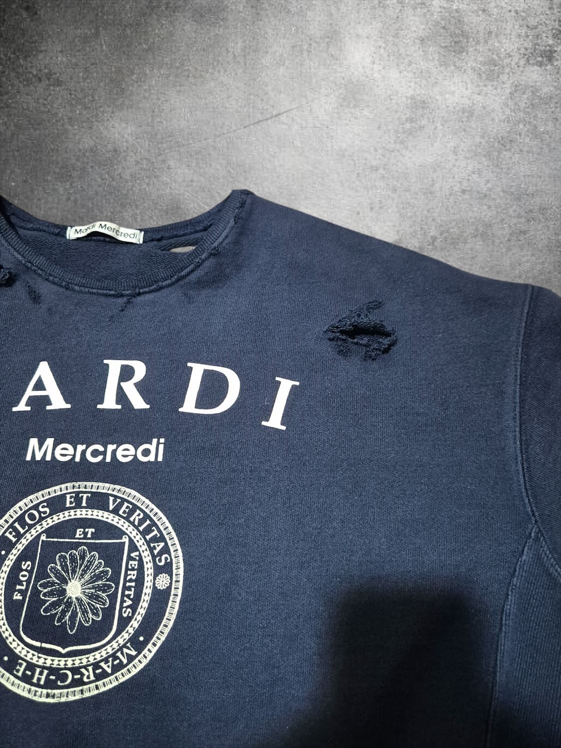 MARDI destroyed sweat shirts 상품이미지3