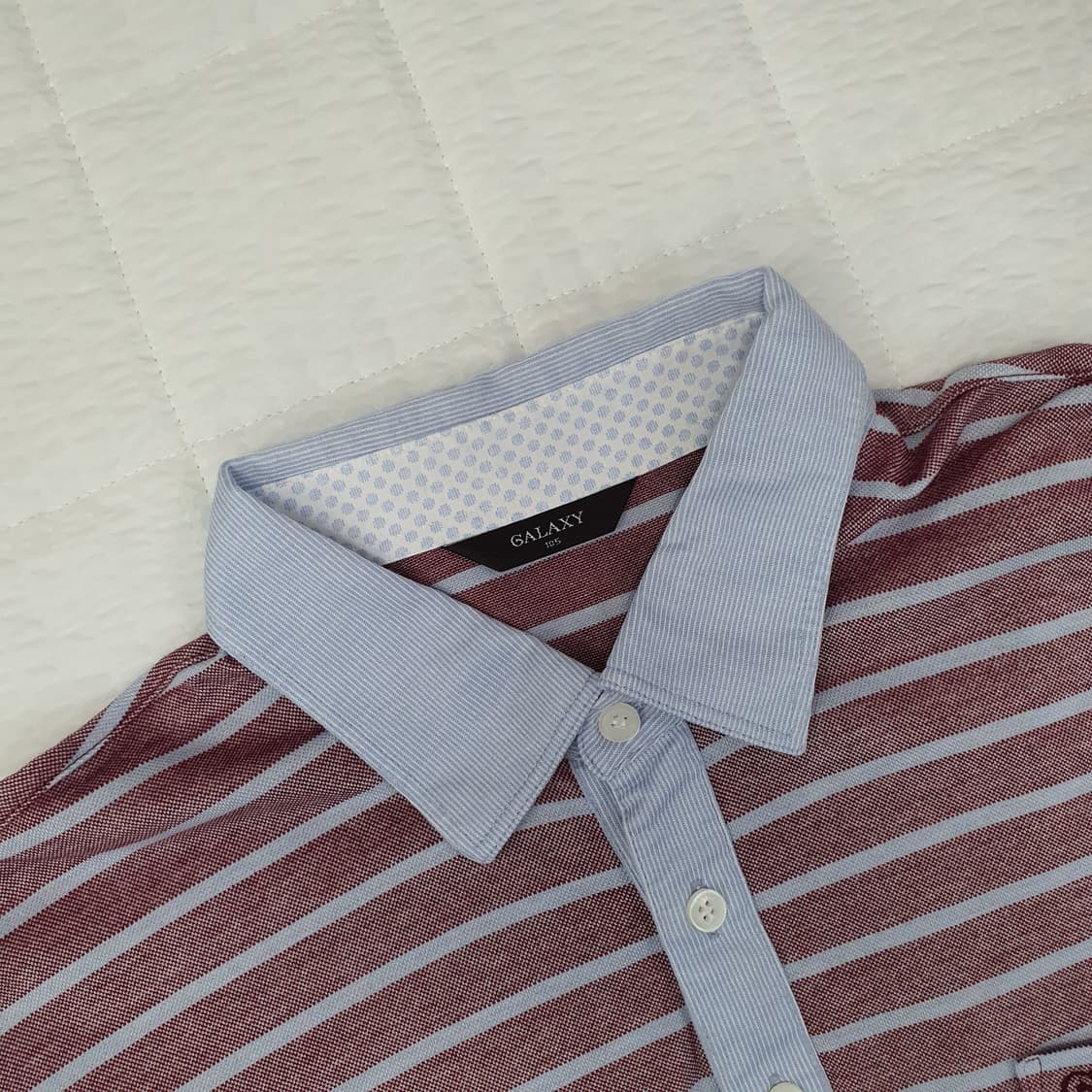 갤럭시 린넨 반팔 카라티 남자105 상품이미지2