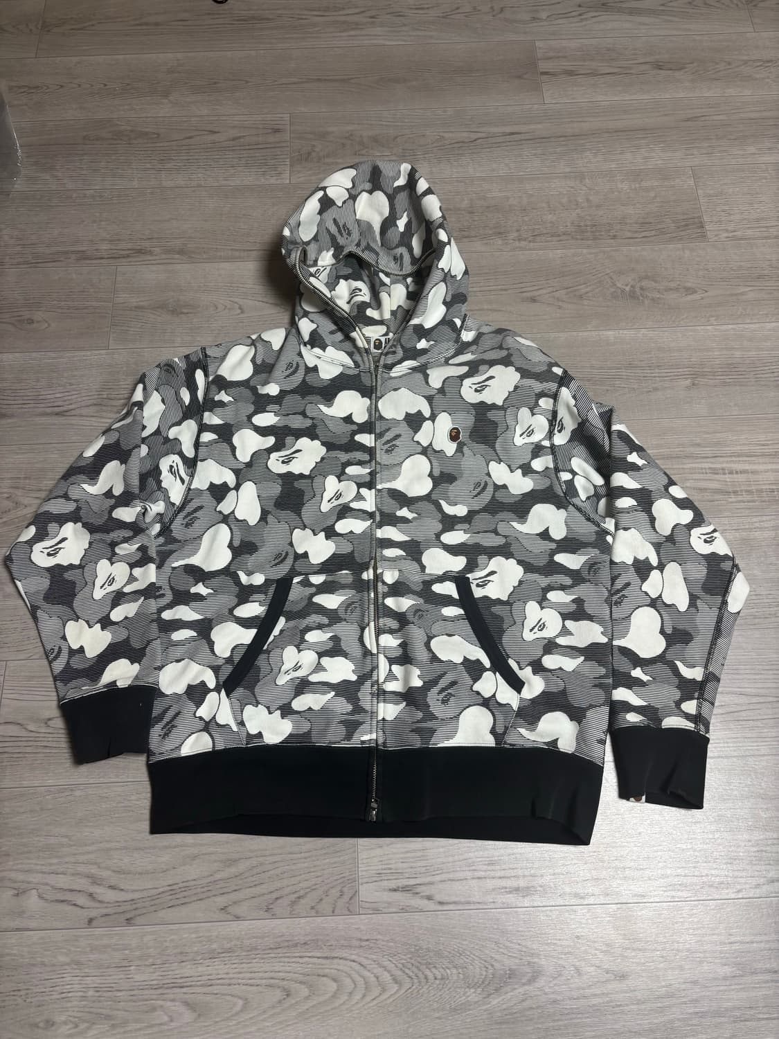 [L] 베이프 abc 카모 후드집업 상품이미지1