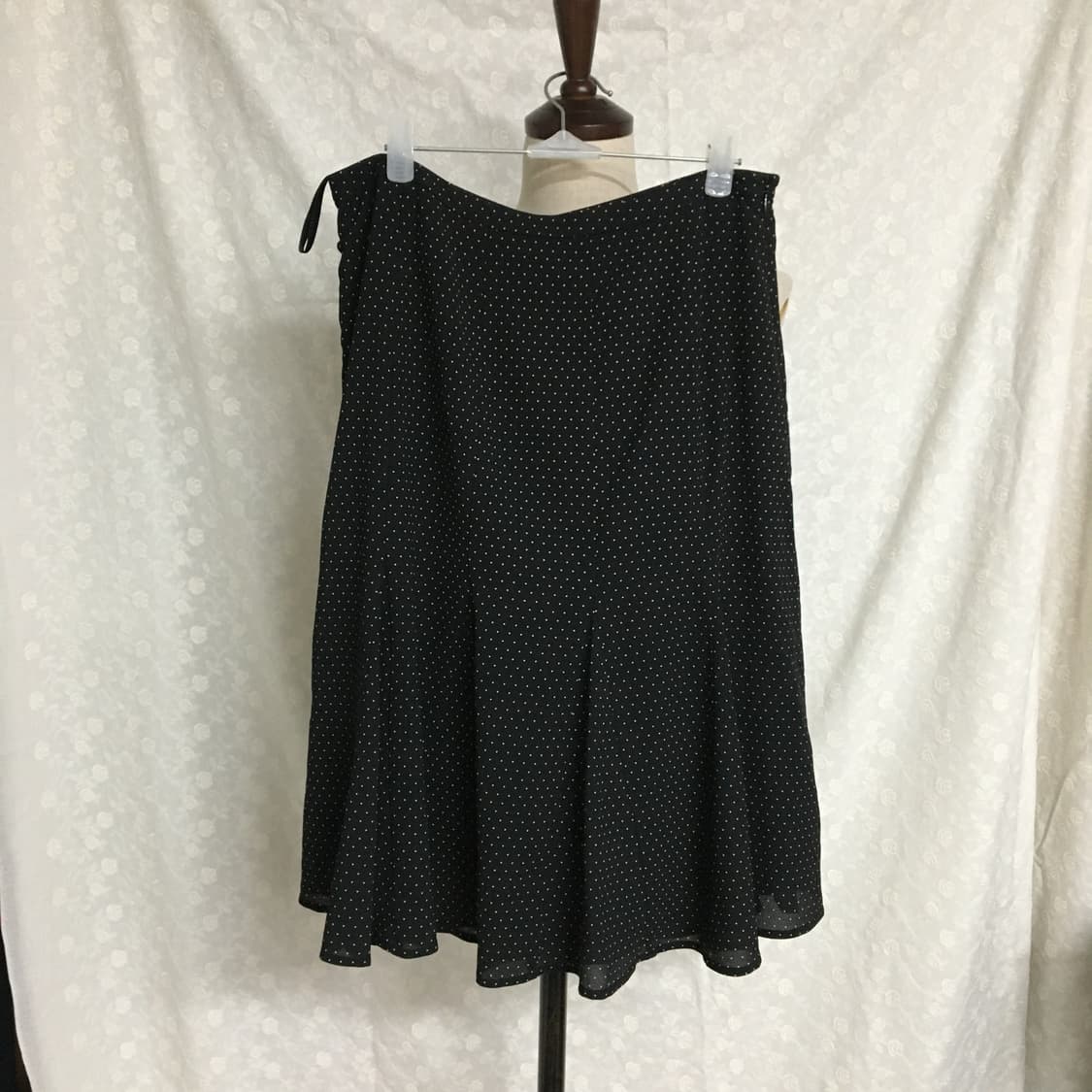 빈티지 블랙 도트 스커트 상품이미지1