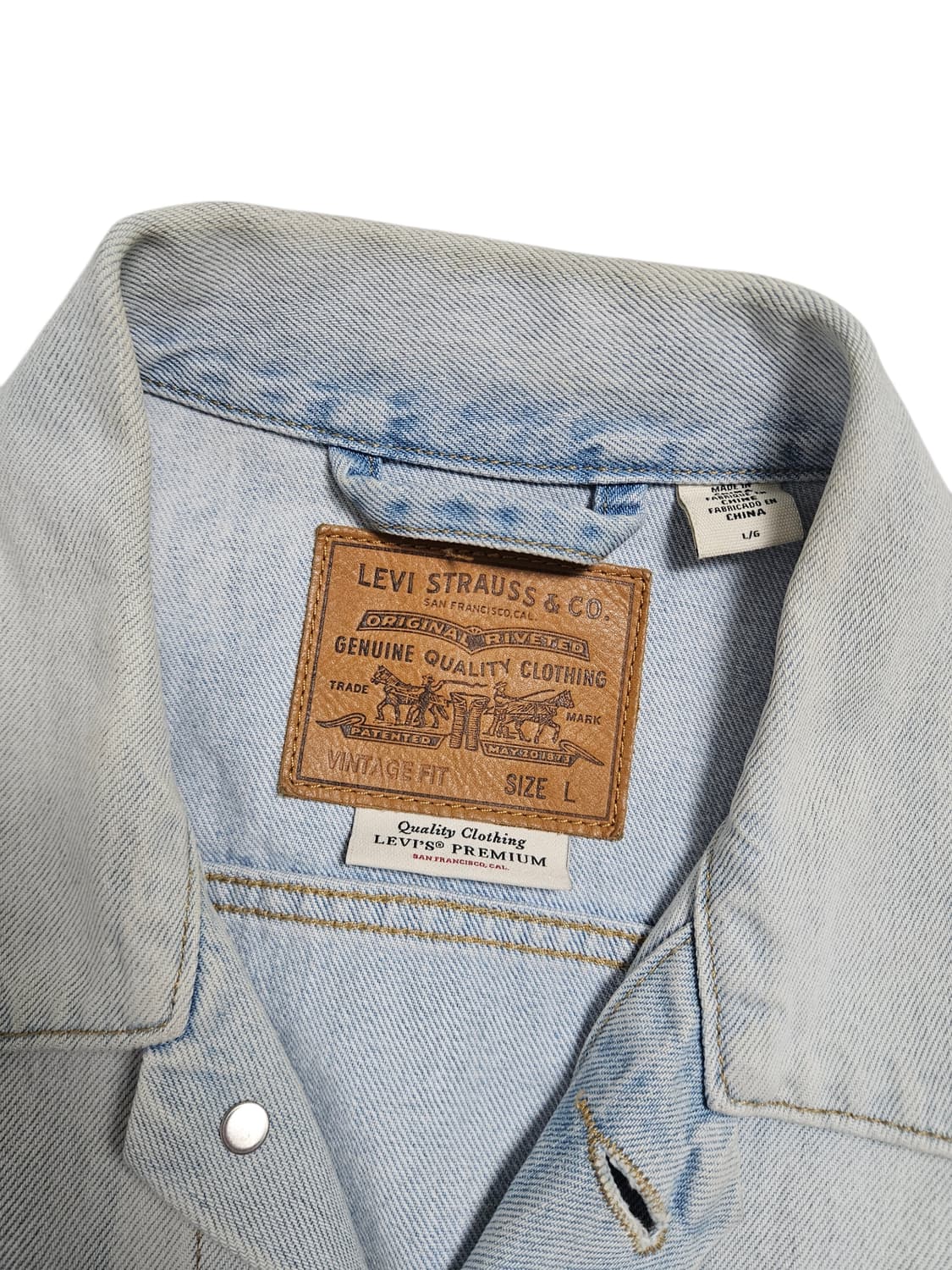 리바이스 77380 연청 트러커 자켓 상품이미지6