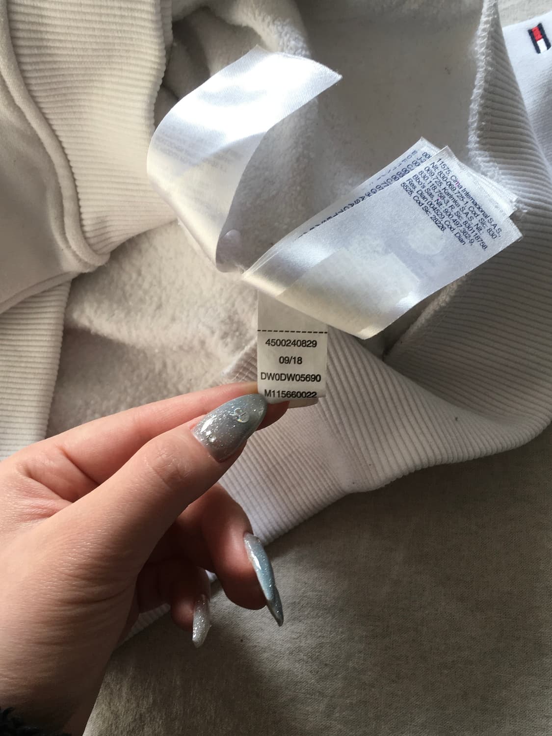 타미힐피거 자수로고 후드집업 상품이미지6