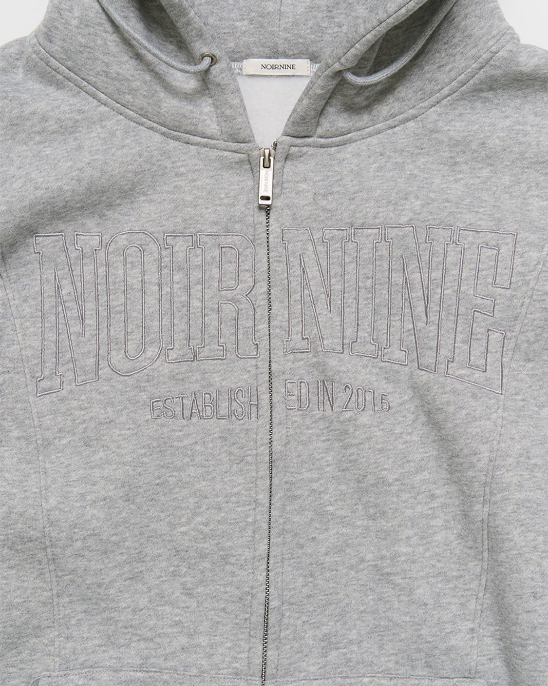 (오늘만 판매) (택O) 누아르나인 유니섹스 투웨이 후드집업 (그레이) 상품이미지9