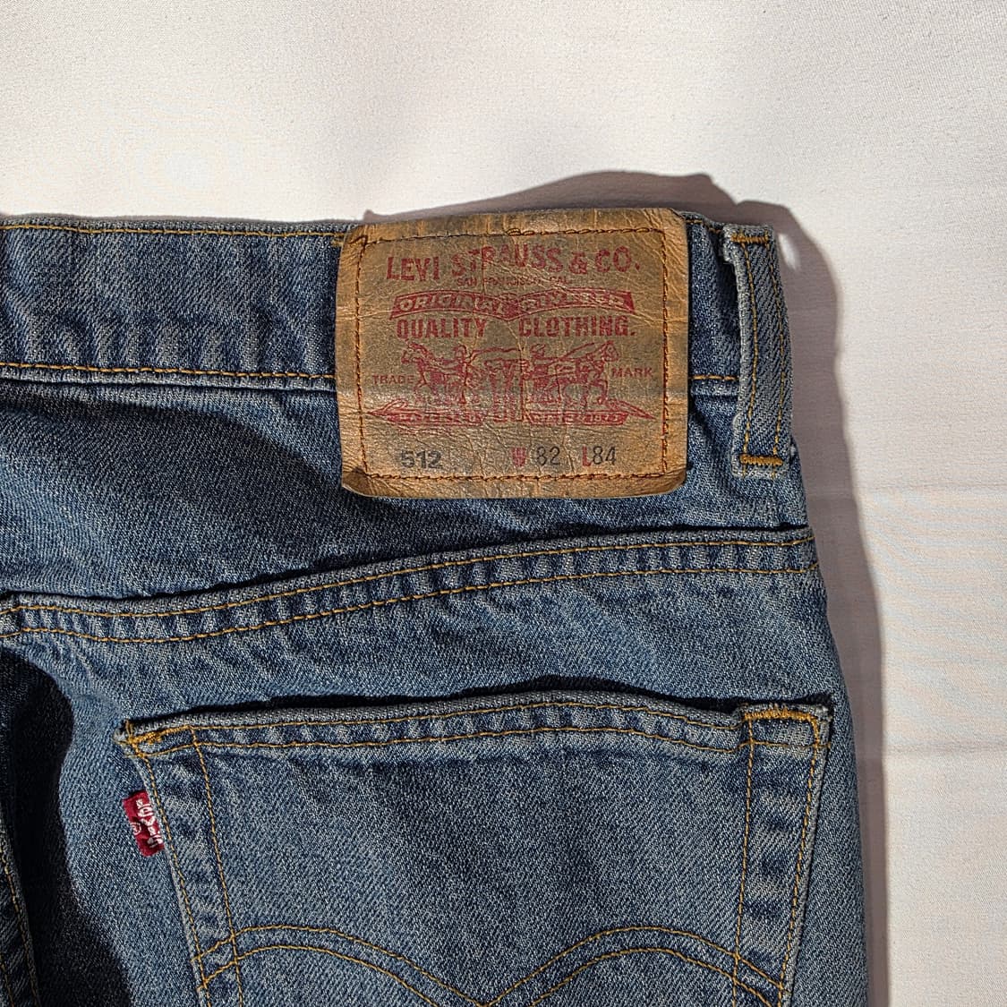 [W82L84]리바이스 512 데님팬츠 상품이미지7