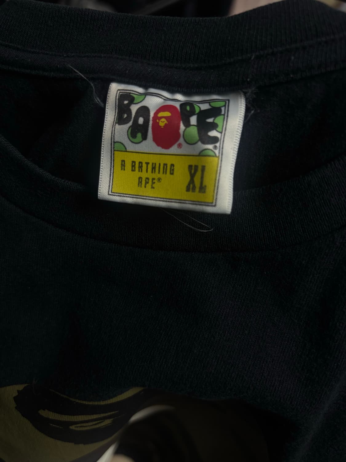 베이프 카모 반팔 XL 상품이미지3