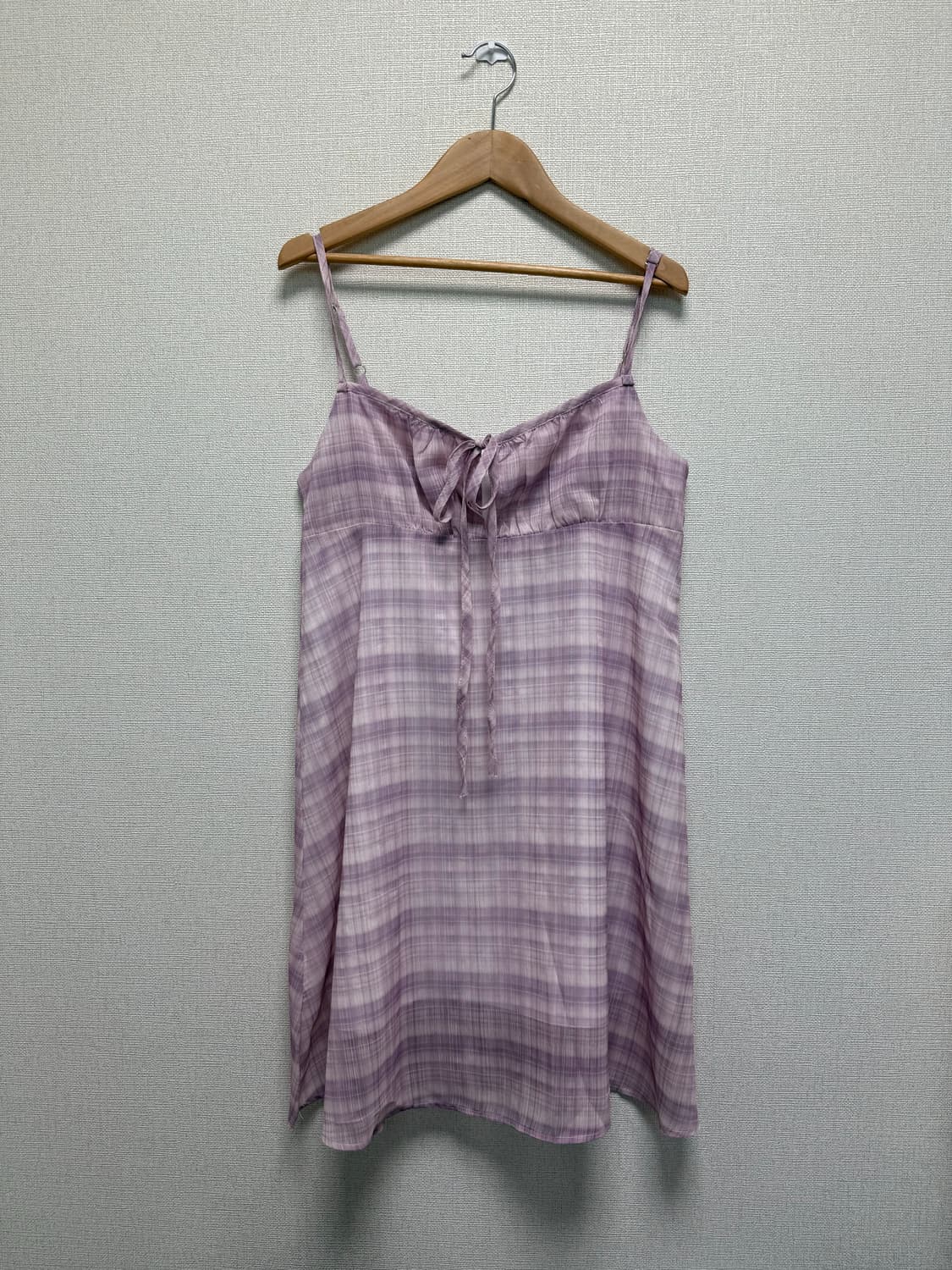 새상품 / pink check mini ops  상품이미지1